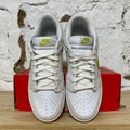 Nike Dunk Low White Bright Cactus Sz 8.5 (10W) DS