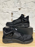 Air Jordan 4 Golf Black Cat Pony Hair Sz 12