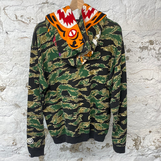Bape Tiger Camo Tiger Hoodie Sz M