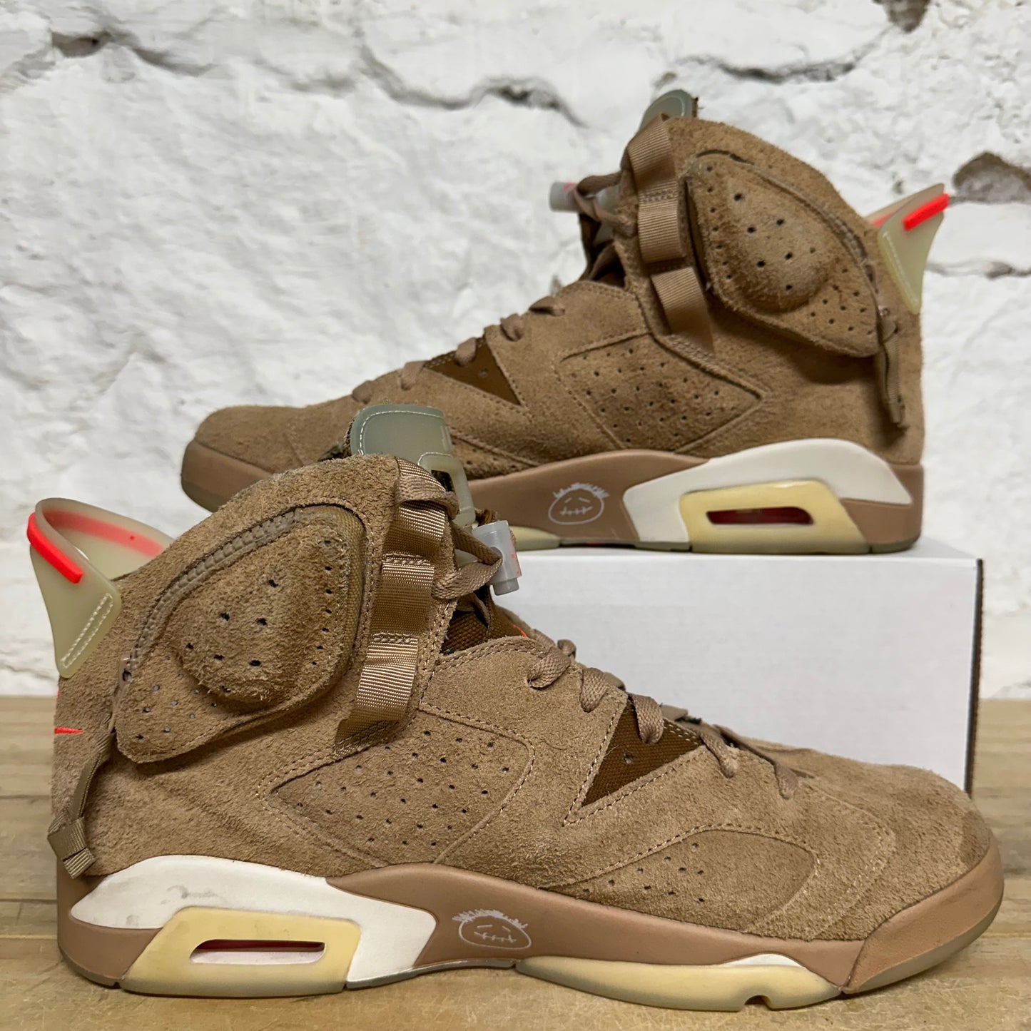 Air Jordan 6 Travis Scott British Khaki Sz 13