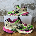 Balenciaga Track 2 Cream Green Pink Sneaker Sz 6.5 (39)