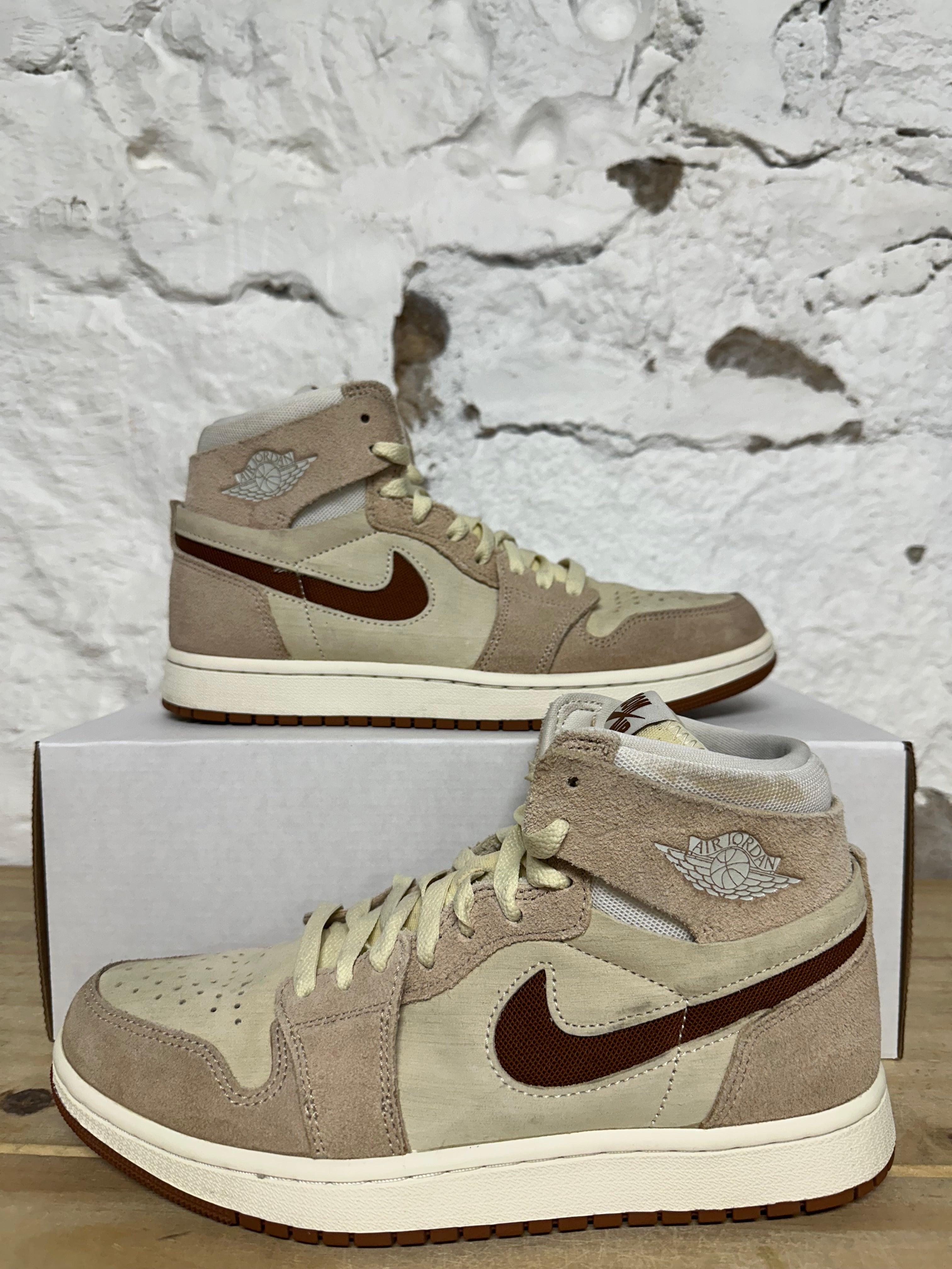 Air Jordan 1 High Zoom Air CMFT 2 Legend Coffee Sz 8.5