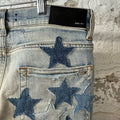 Amiri Chemist Denim Star Blue Denim Jeans Sz 32