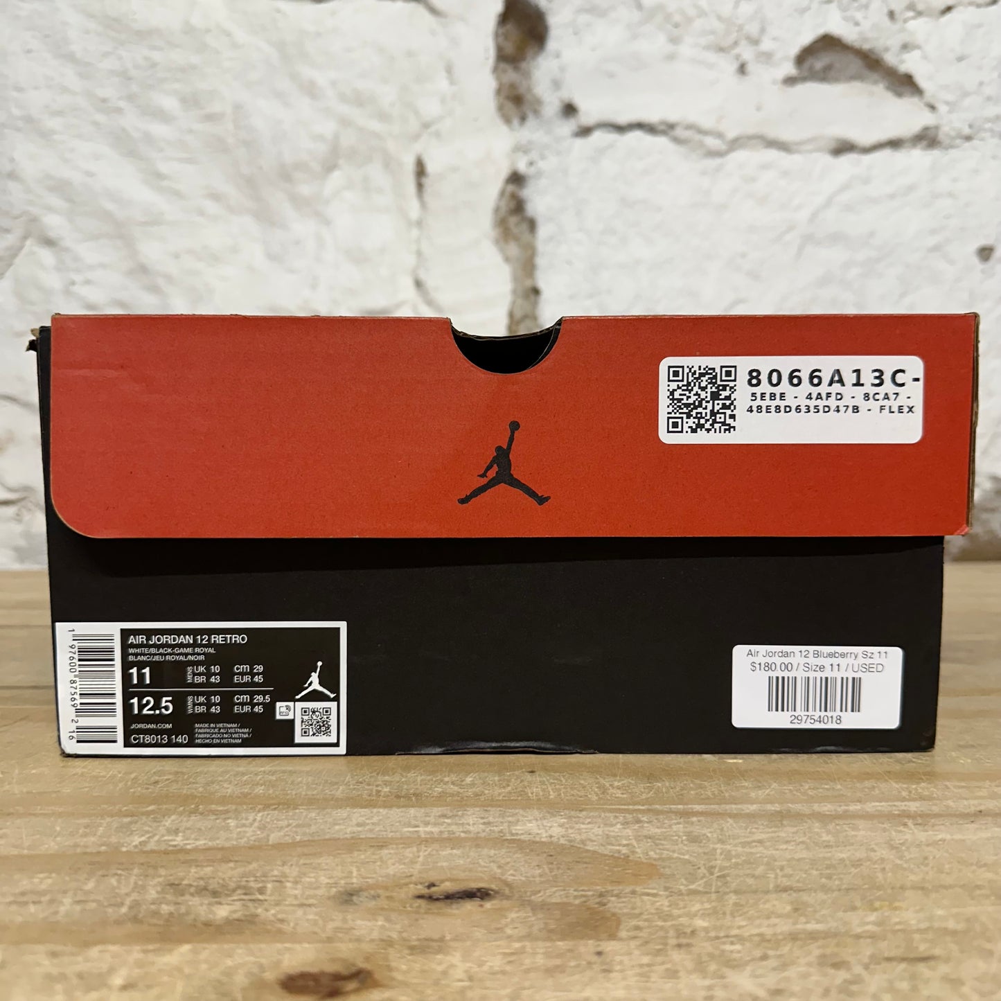 Air Jordan 12 Blueberry Sz 11