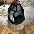 Gucci Canvas GG Monogram Bee Hat Sz XL