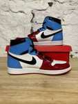 Air Jordan 1 High Fearless UNC to Chi Sz 10