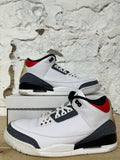 Air Jordan 3 Denim Fire Red Sz 11