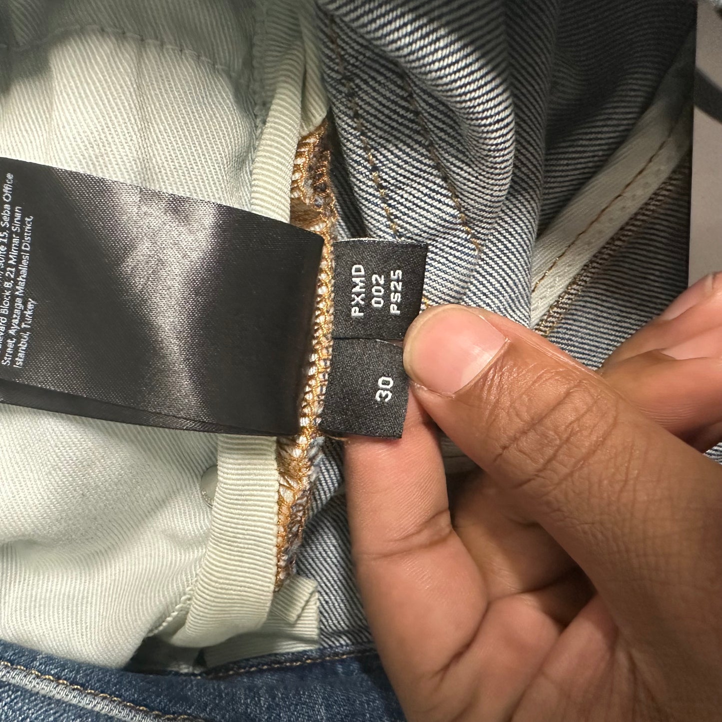 Amiri Plain Blue Denim Jeans Sz 30