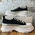 Alexander Mcqueen Low Black White Tread Boot Sz 11 (44)