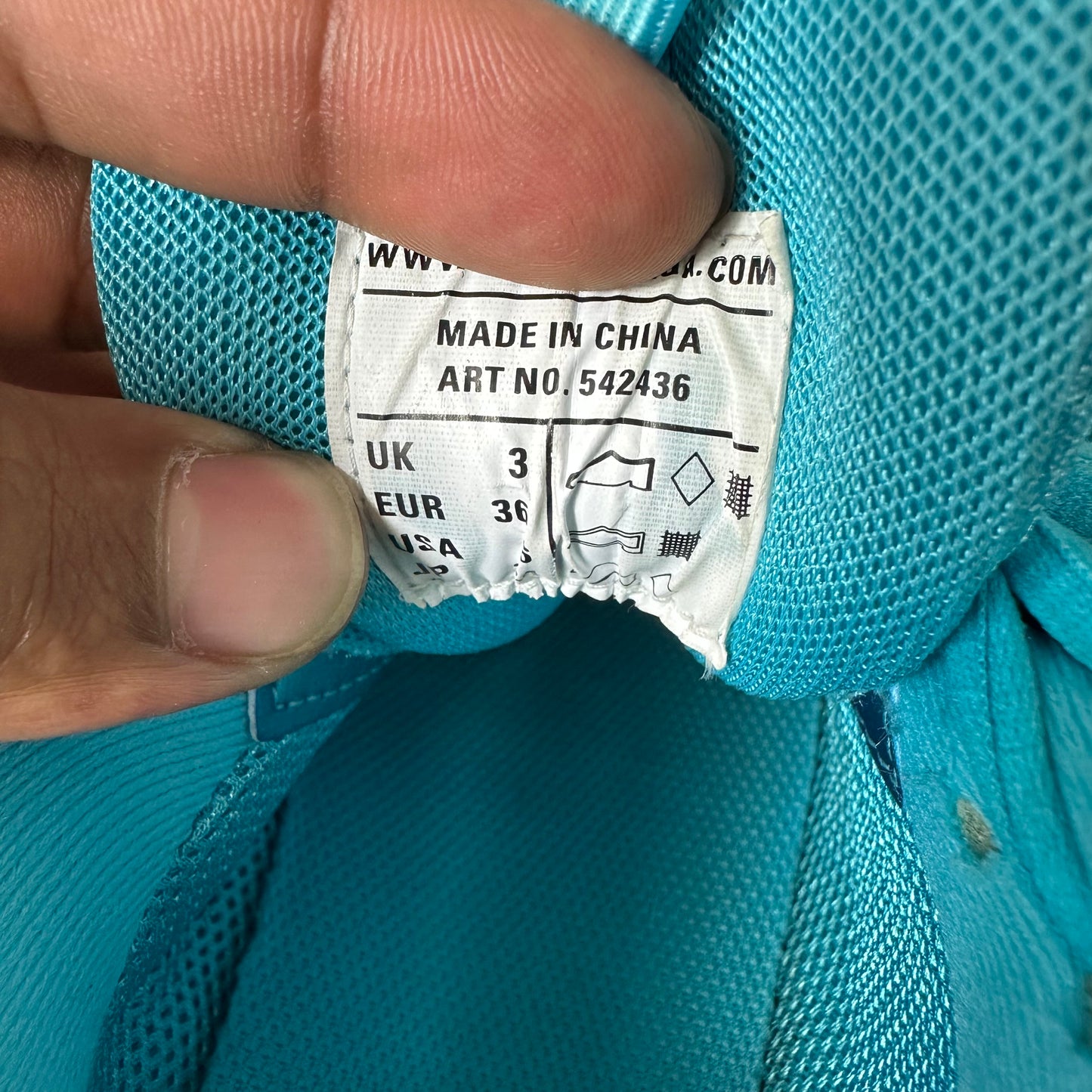 Balenciaga Track Runner Teal Blue Sneaker Sz 4.5 (36)
