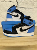 Air Jordan 1 High UNC Toe Sz 7Y DS