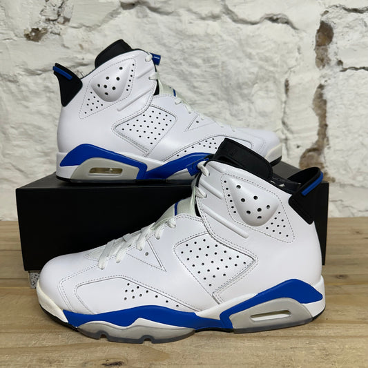 Air Jordan 6 Sport Blue Sz 9.5 DS