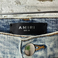 Amiri Washed Blue Flare Denim Jeans Sz 32