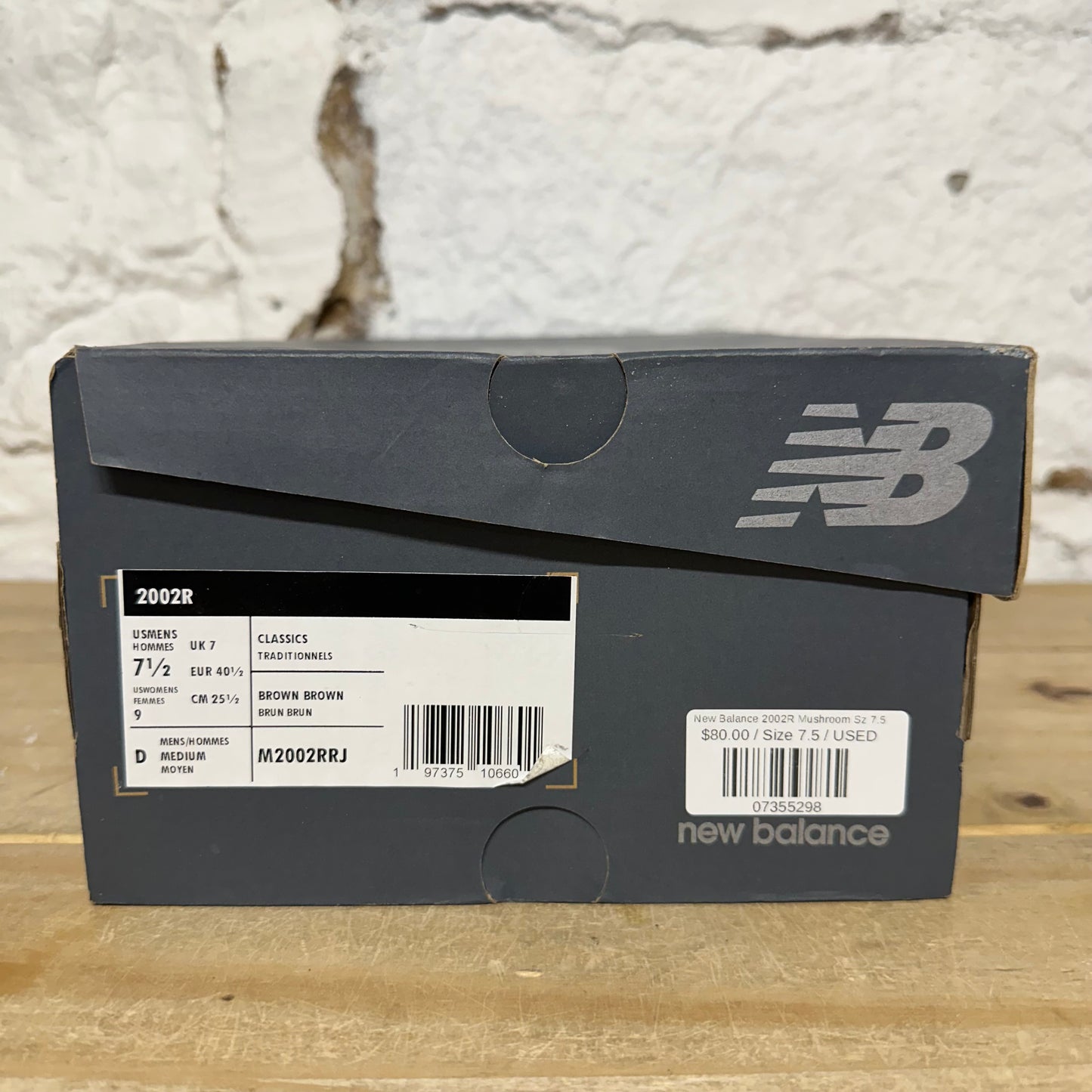 New Balance 2002R Mushroom Sz 7.5