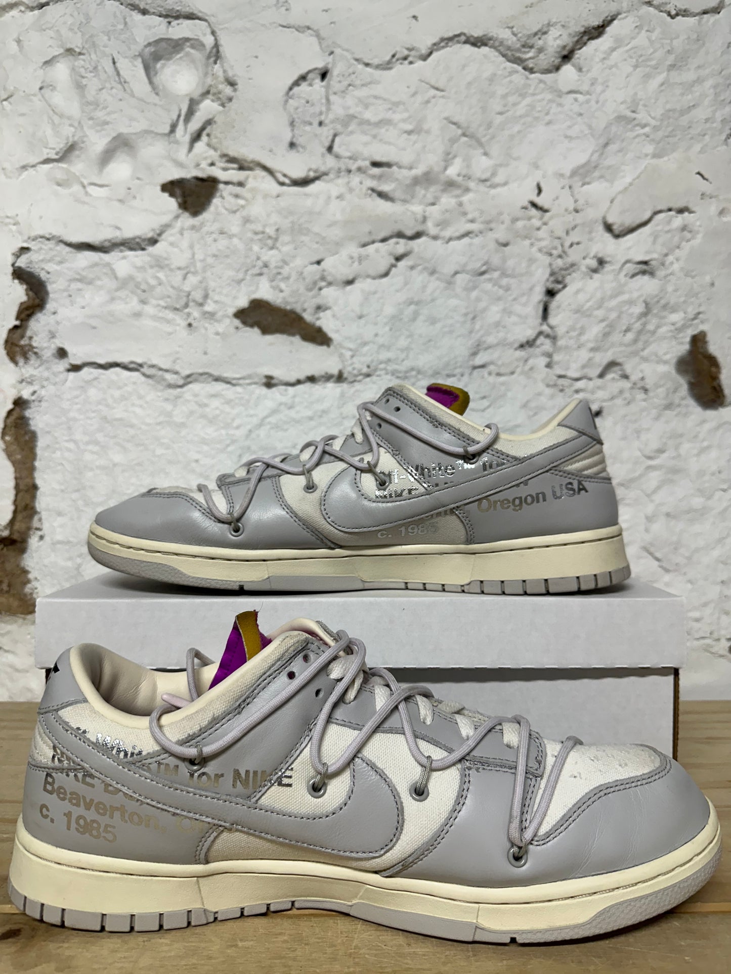 Nike Dunk Low Off White Lot 3 Sz 13