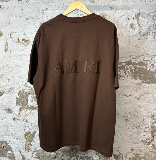 Amiri Brown Spell T-shirt Brown Sz XXL