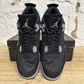 Air Jordan 4 Black Canvas Sz 13