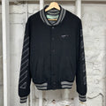Off-White 3D Diagonals Wool Jacket Black Sz L