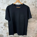 Louis Vuitton Black Damier Split Pocket T-shirt Sz M