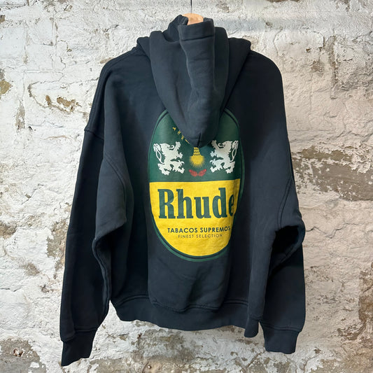 Rhude Tobaco Hoodie Black Sz L