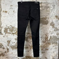 Amiri MX1 Multicolor Paisley Black Denim Jeans Sz 33