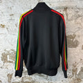 Palm Angels Rainbow Black Track Jacket Sz L