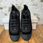 Chanel CC Velvet Suede Black Sneaker Sz 8 (41) No Box