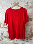 Gucci Yellow Logo Red T-shirt Sz L