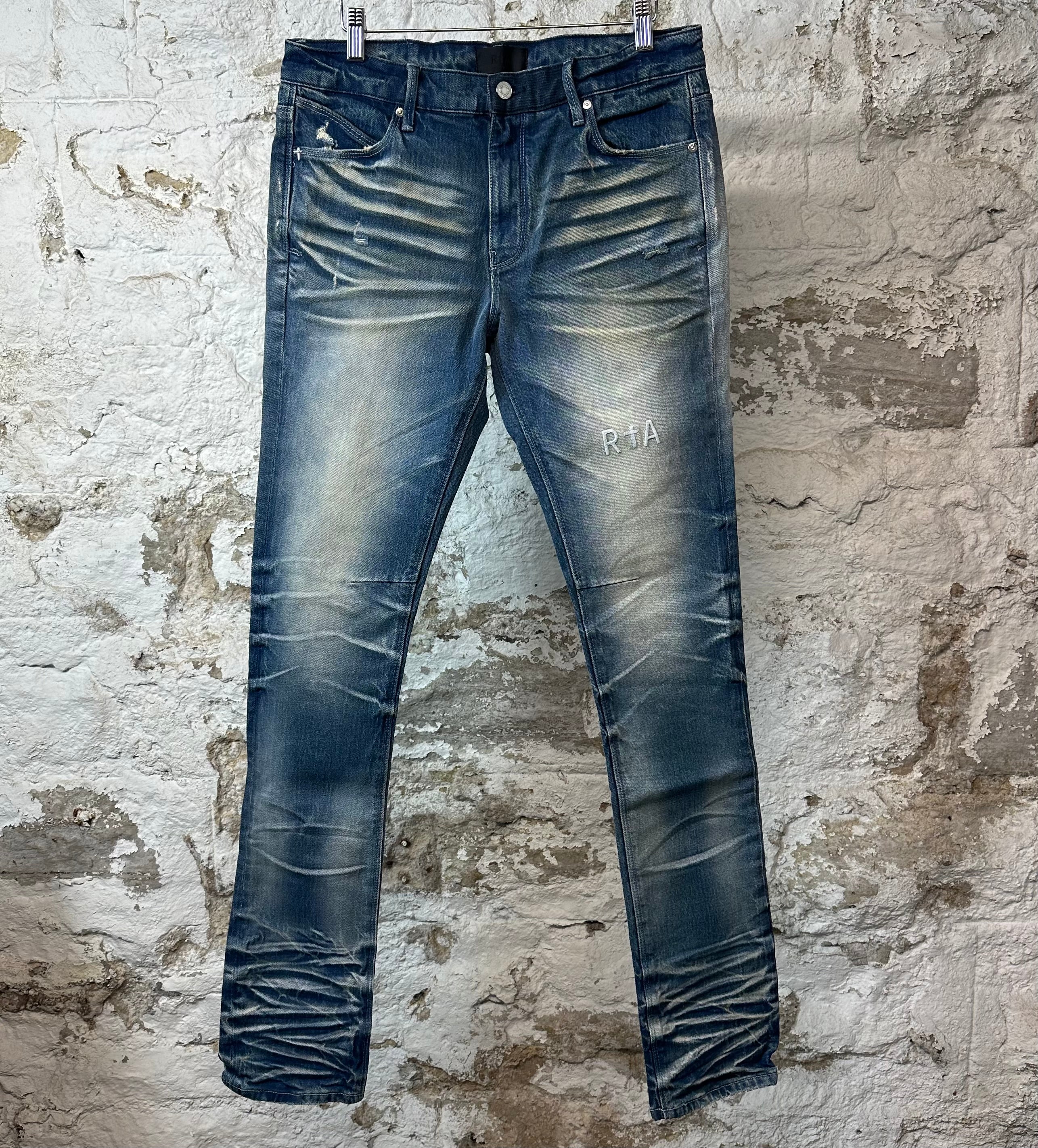 RTA Olivier Blue Skinny Denim Jeans