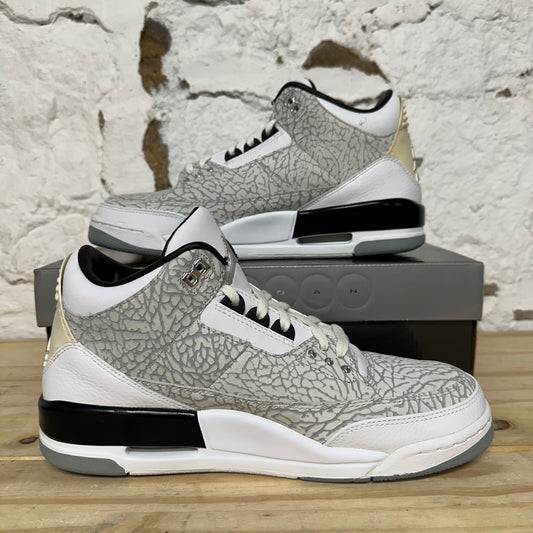 Air Jordan 3 White Flip Sz 10 DS