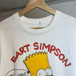 Bootleg Bart Simpson Radical Dude White Tee Sz XS