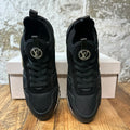 Louis Vuitton Black White Mesh Runaway Sneaker Sz 6 (38)