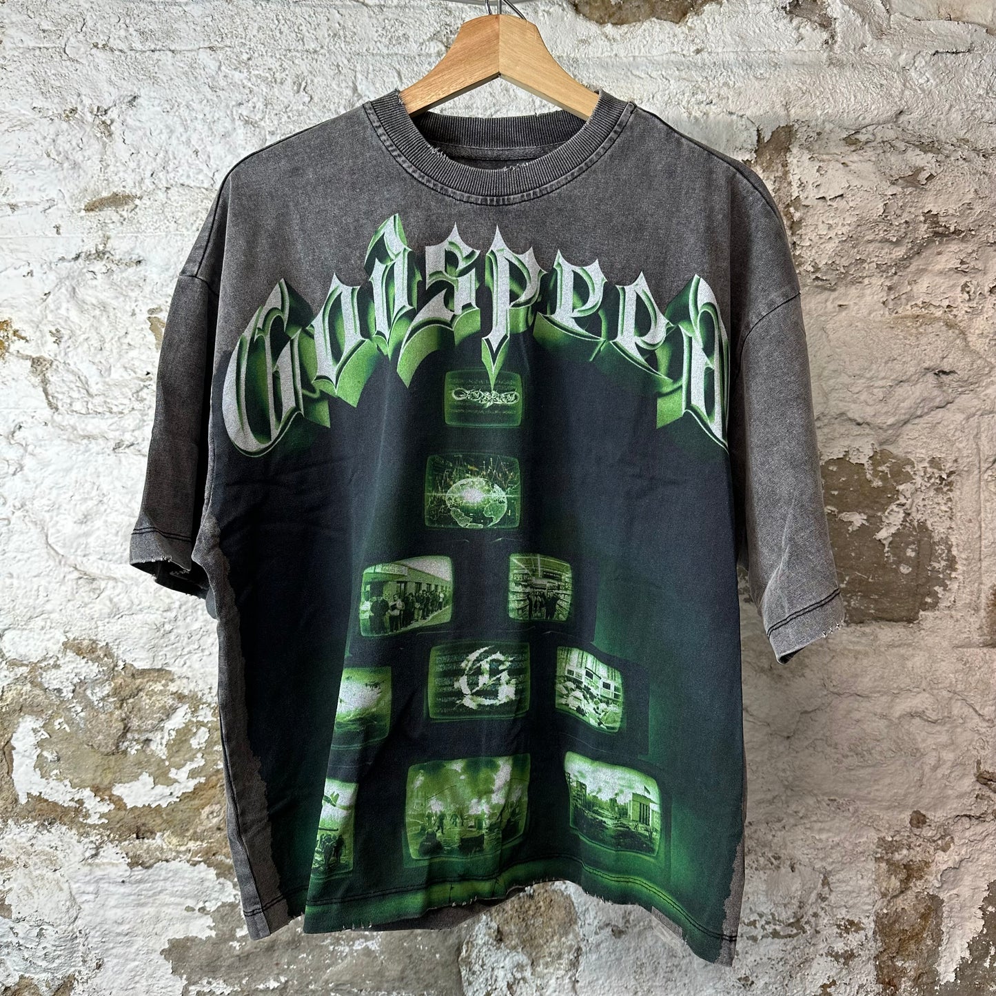 Godspeed Overstimulation Grey T-Shirt NEW