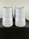 Air Jordan 1 Mid Triple White Sz 11