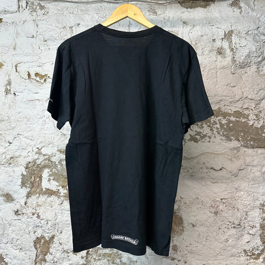 Chrome Hearts Neck Spell T-shirt Black Sz L