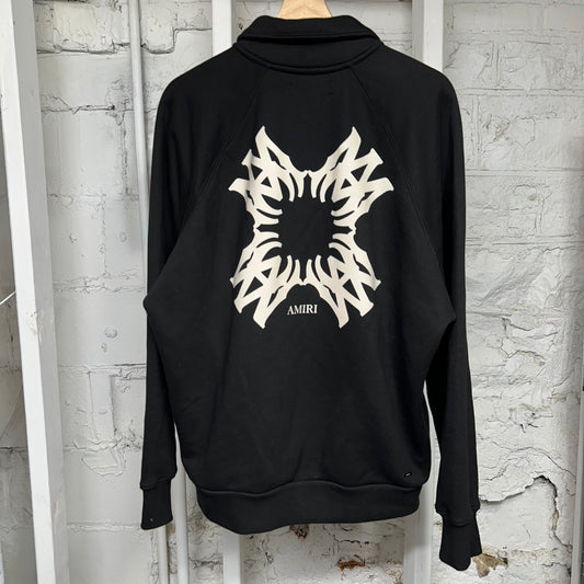 Amiri MA Quad Quarter Zip Sweatshirt Sz M