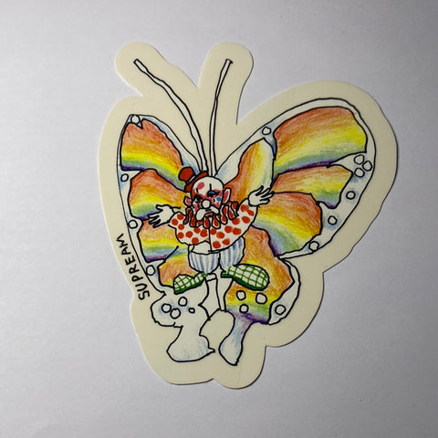 Supreme Gonz Butterfly Sticker