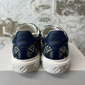 Louis Vuitton Denim Monogram White TIme Out Sneaker Sz 8 (41)
