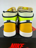 Air Jordan 1 High White Black Volt University Gold Sz 11 DS