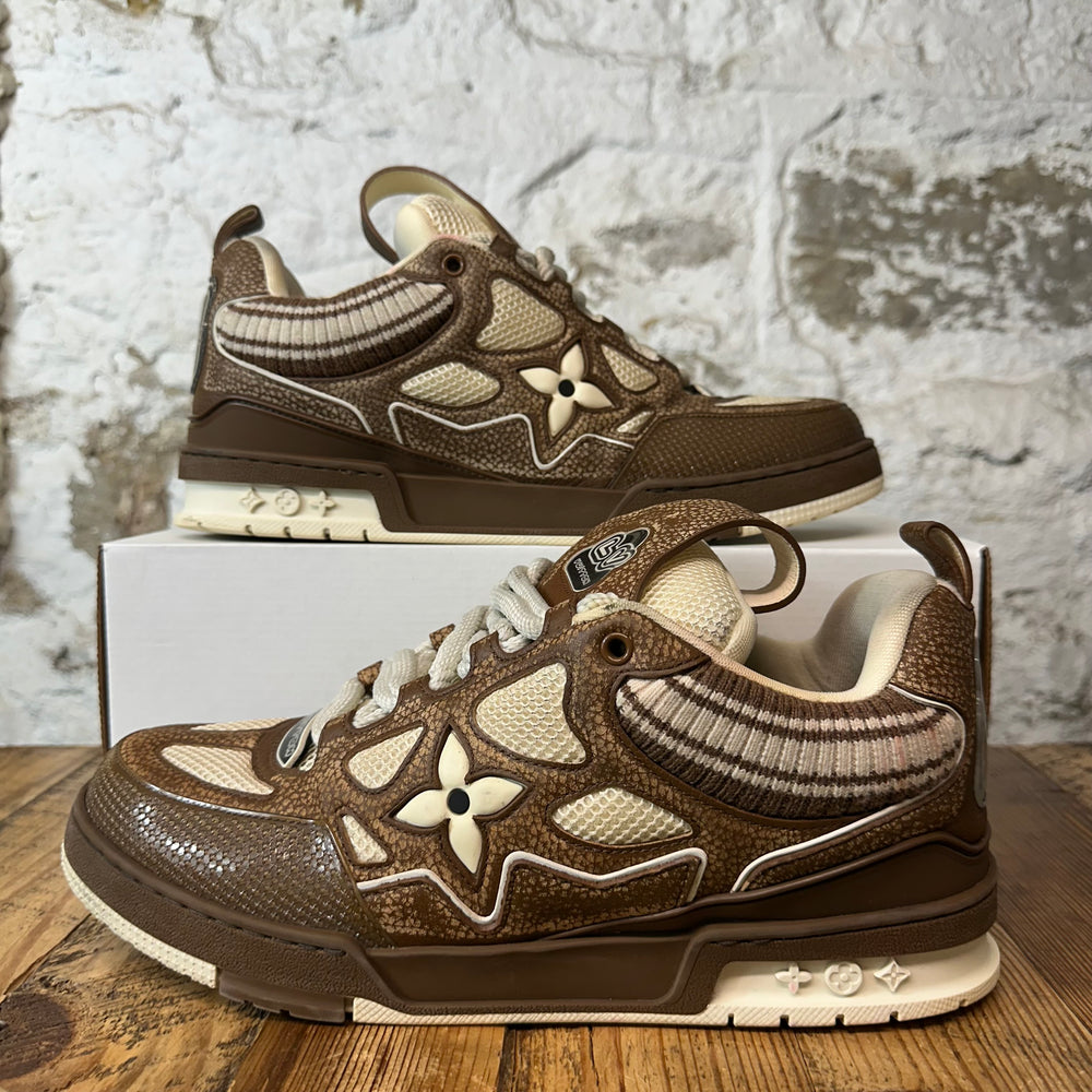 Louis Vuitton Marron Brown Skate Sneaker Sz 11.5 (10LV)