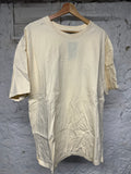 Essentials Cream Back Spell-Out T-Shirt Sz L