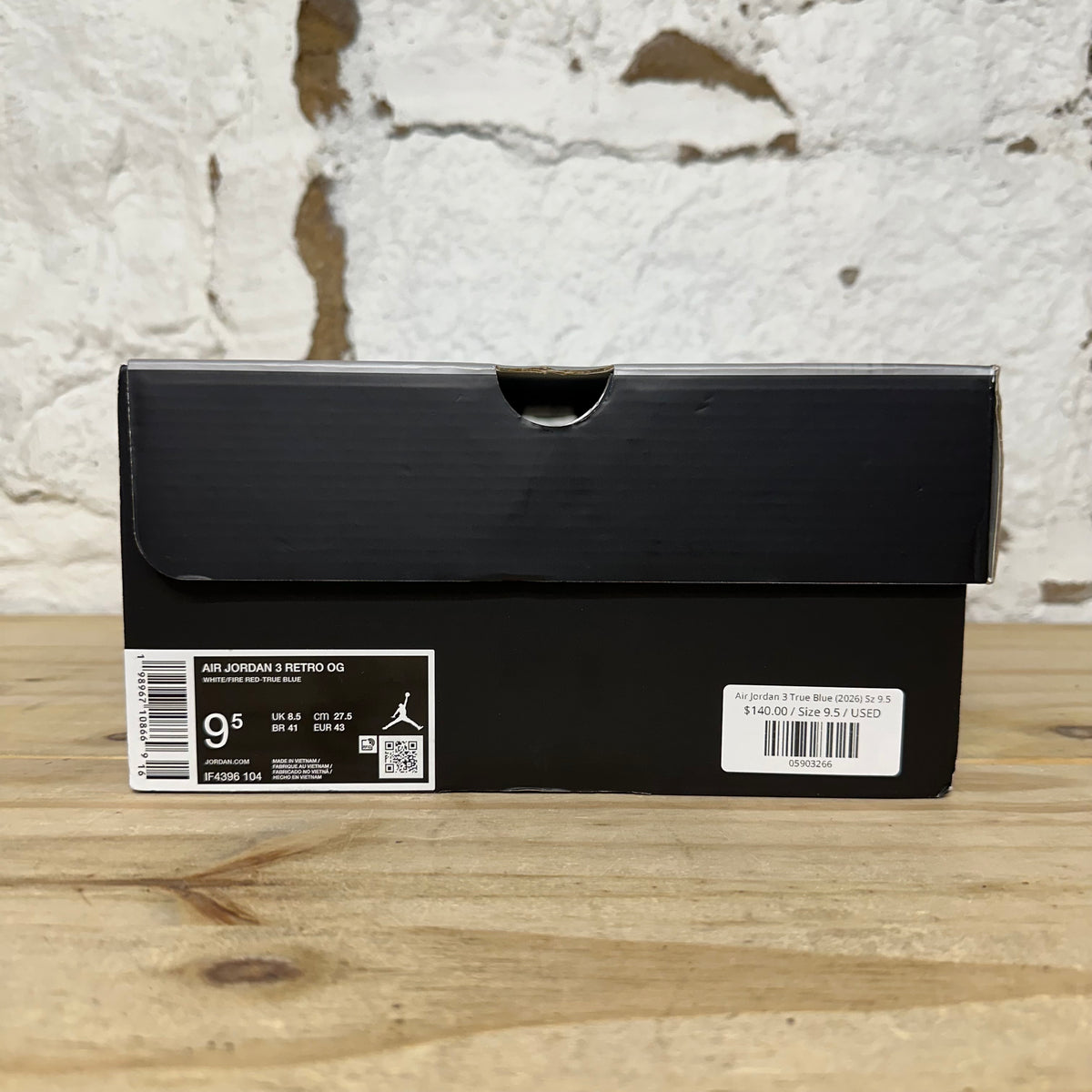 Air Jordan 3 True Blue (2026) Sz 9.5