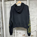 Vale Liberty Black Zip Up Hoodie Sz S