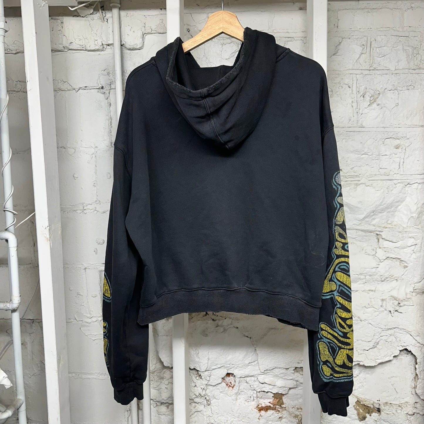 Vale Liberty Black Zip Up Hoodie Sz S