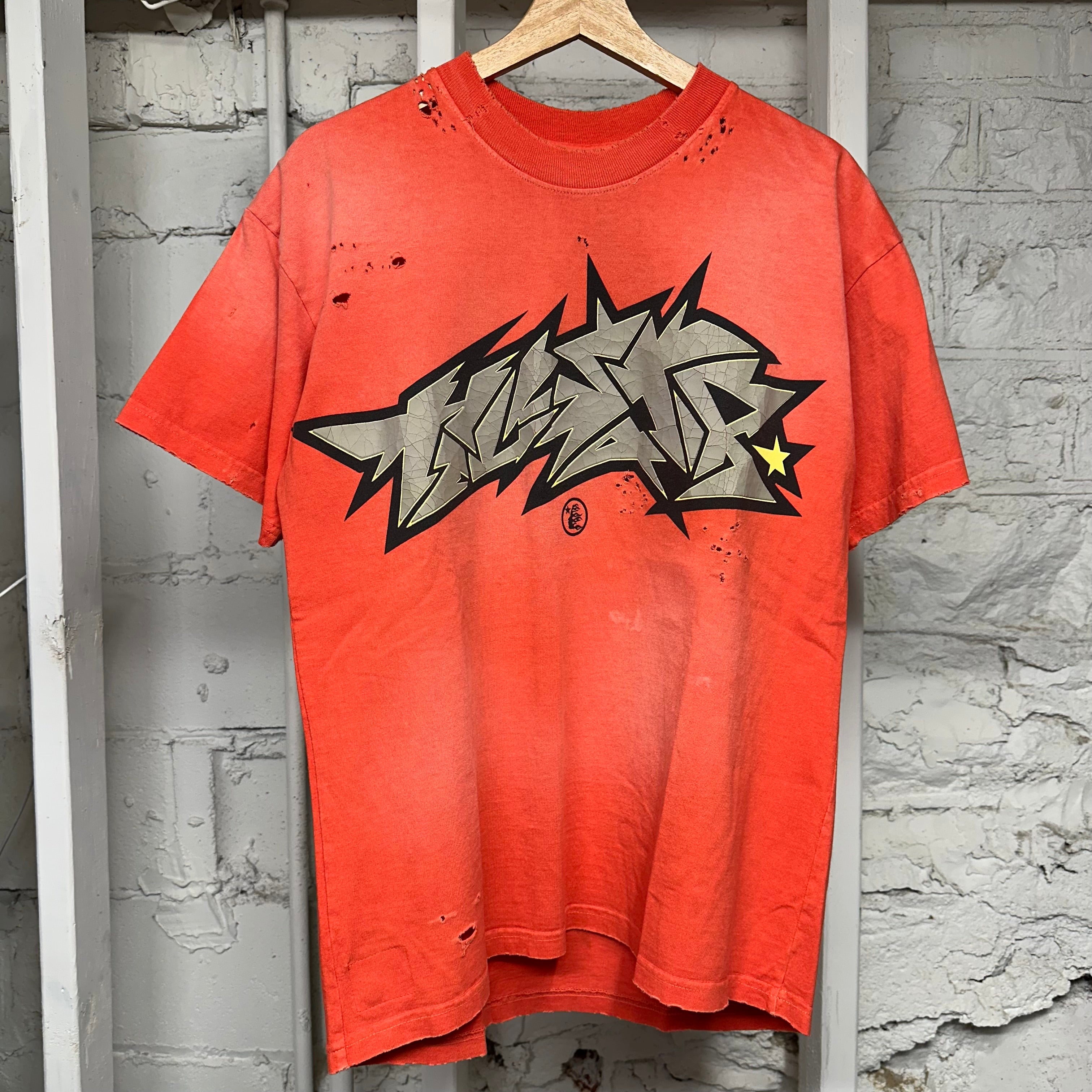 Hellstar Cracked Spell Red T-Shirt Sz XS