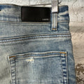 Amiri Plain Acid Blue Denim Jeans Sz 32