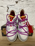 Nike Dunk Low Off White Lot 45 Sz 9 DS