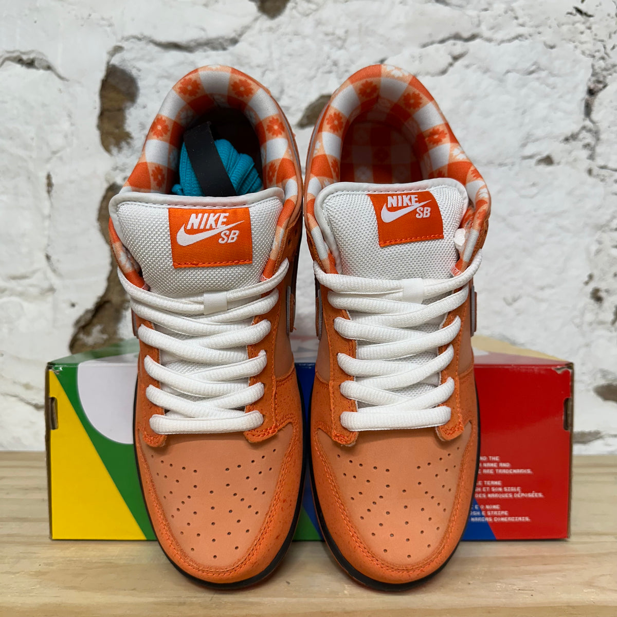 Nike SB Dunk Low Concepts Orange Lobster Sz 8 DS