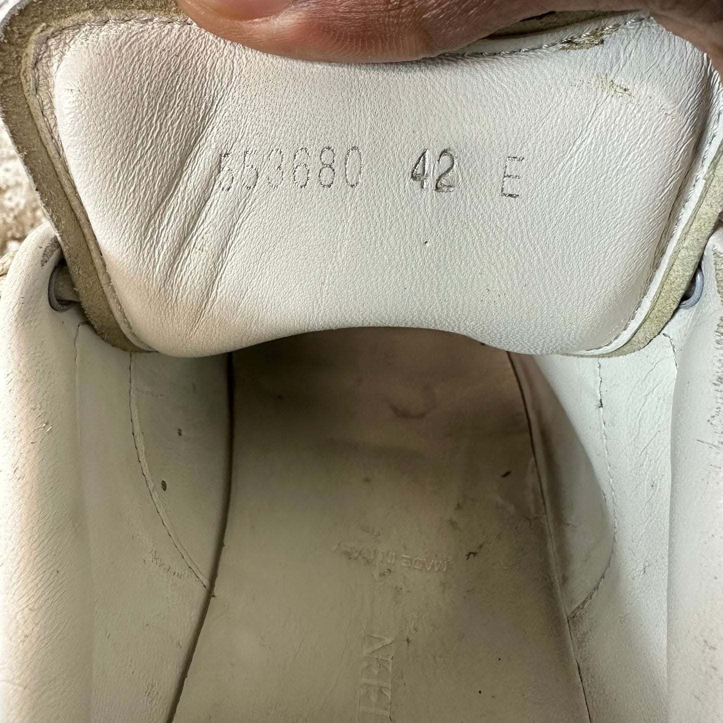 Alexander Mcqueen Orange Tab White Sneaker Sz 9 (42) No Box