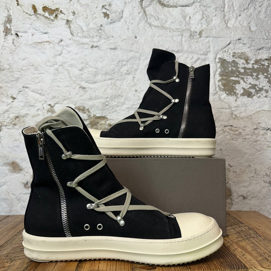 Rick Owens High Hexa Lace Black Milk Sneaker Sz 14 (47)